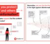 Protect yourself and others from disinformation – infographic