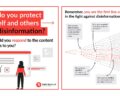 Protect yourself and others from disinformation – infographic