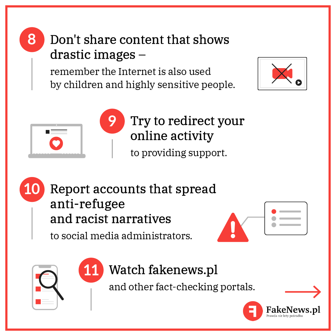Protect yourself and others from disinformation - infographic