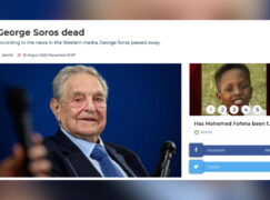 George Soros has yet again survived his own death