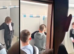 The beating in the school toilet happened in Russia