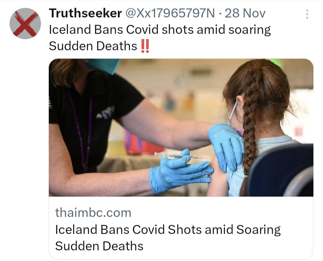 Iceland has not banned COVID-19 vaccinations