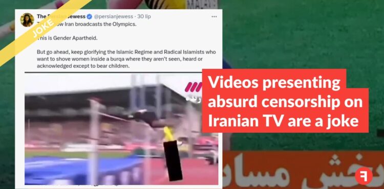 Videos presenting absurd censorship on Iranian TV are a joke