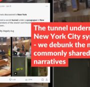 The tunnel underneath the New York City synagogue – we debunk the most commonly shared narratives