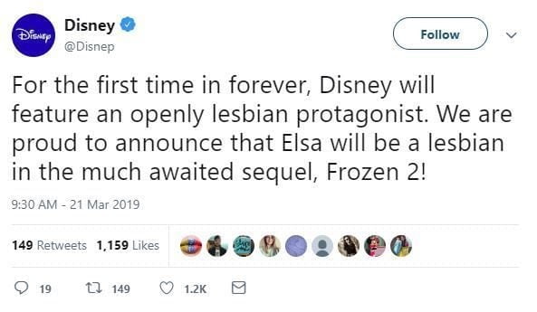 Elsa lesbijką