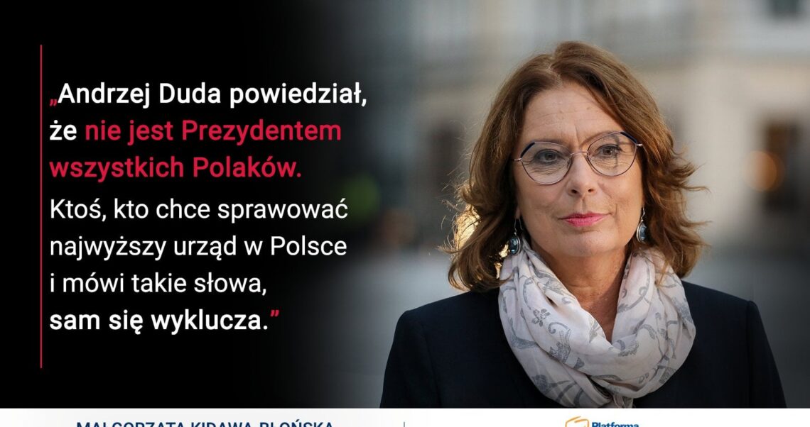 Andrzej Duda nie jest prezydentem wszystkich polaków?