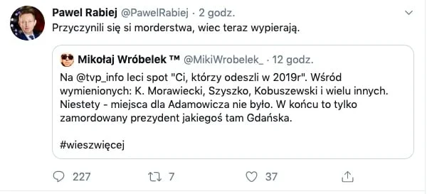 TVP Info pominęło prezydenta Adamowicza