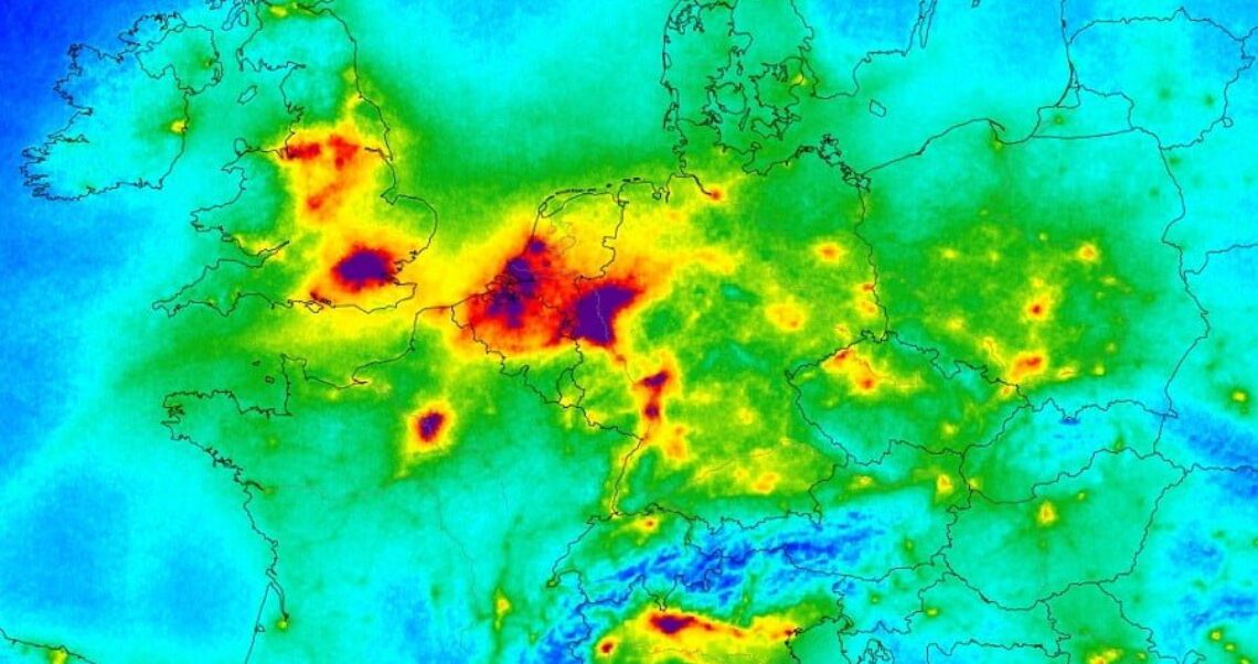 Czy to jest nowa mapa smogowa Europy?