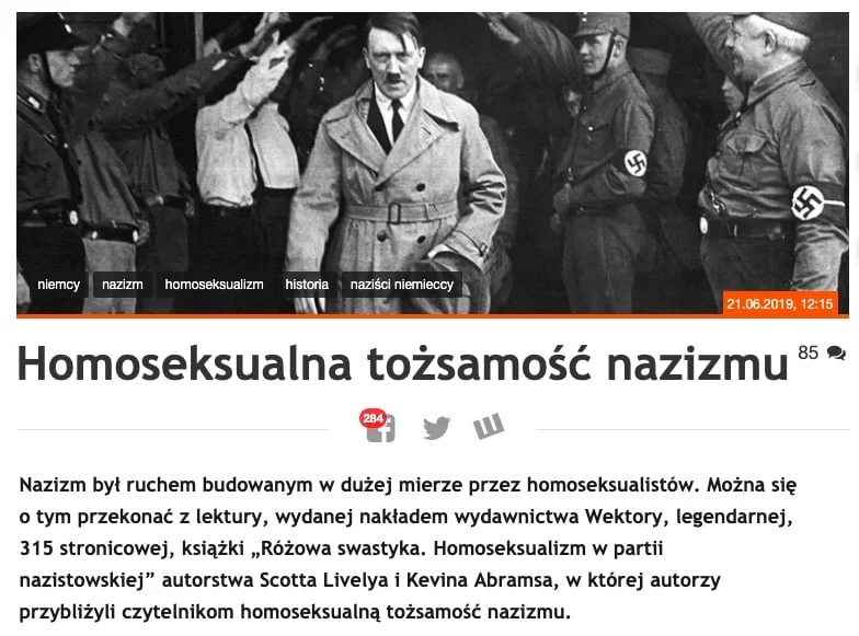 Fronda.pl - różowy nazizm