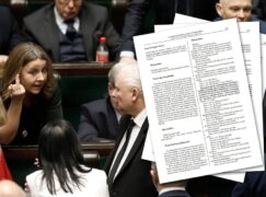 Lichocka i obraźliwy gest. Stenogramy z sejmu.