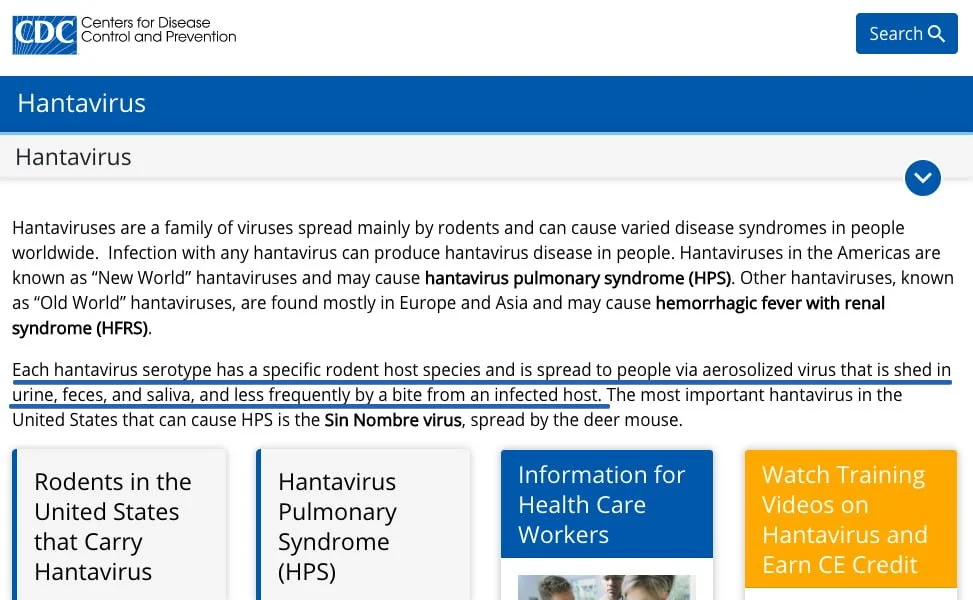 CDC - Hantawirus