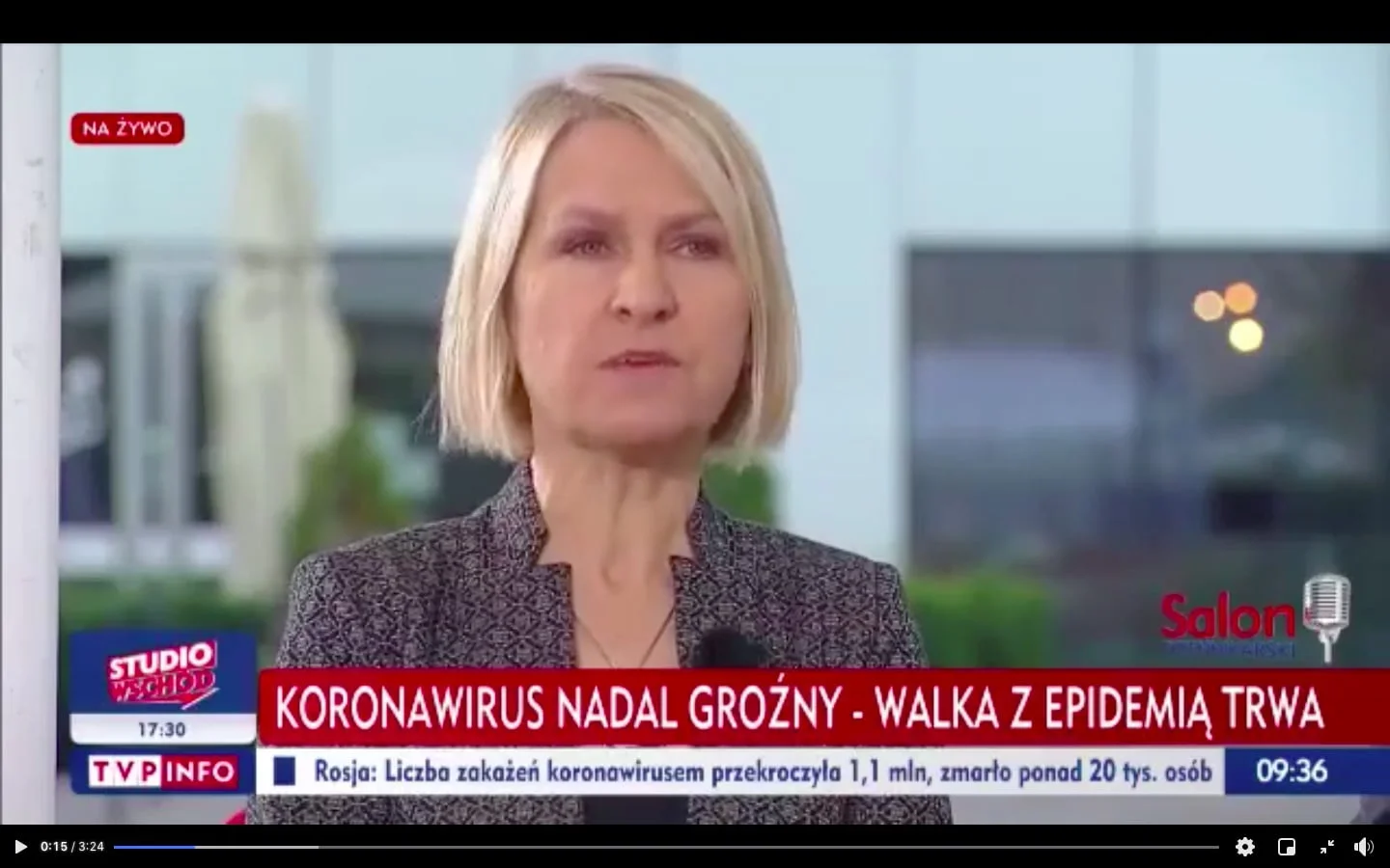 Barbara Stanisławczyk w TVP Info