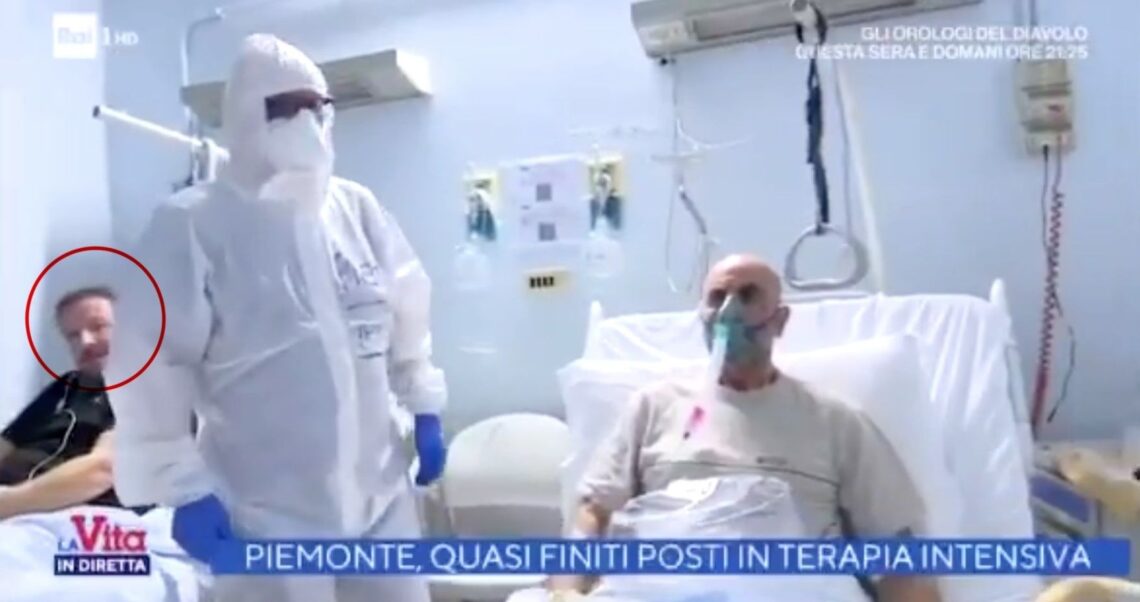 Nie, włoska telewizja nie podstawiła do szpitala aktora