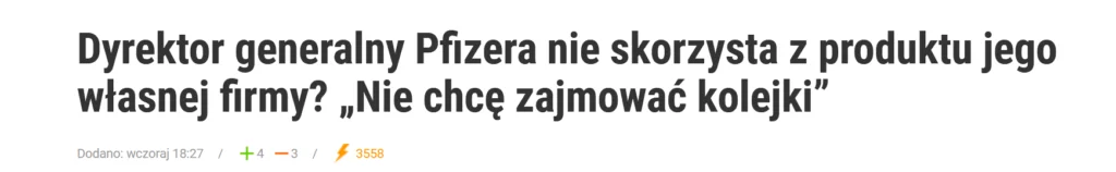 Szef Pfizera