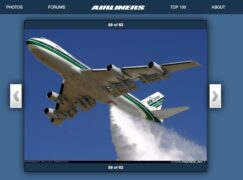 Nie, to nie „opryski wirusem”, to samolot gaśniczy Boeing 747 Supertanker