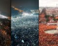 Nie, zdjęcia z Madrytu i Bukaresztu nie przedstawiają protestów przeciw obostrzeniom