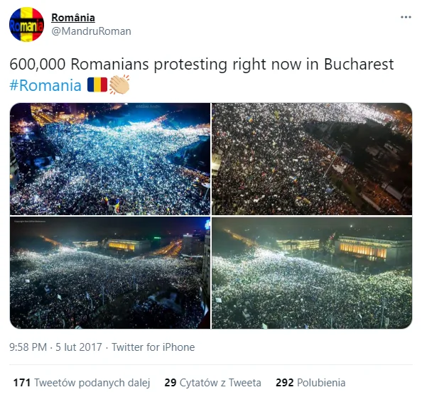 protesty - bukareszt