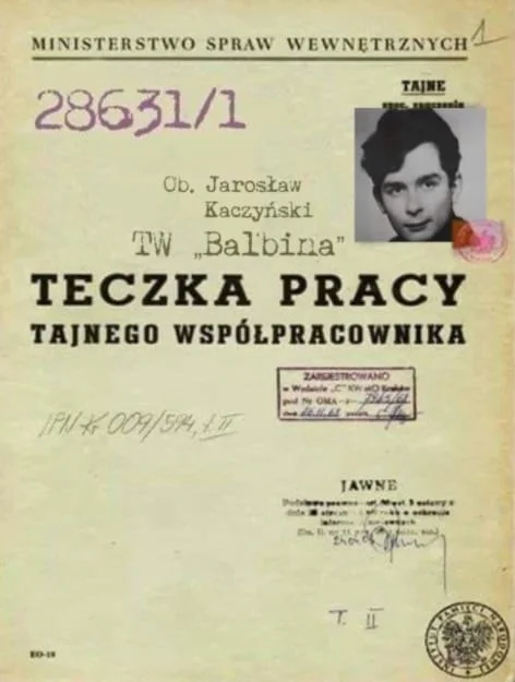 Jarosław Kaczyński Fałszywa Teczka