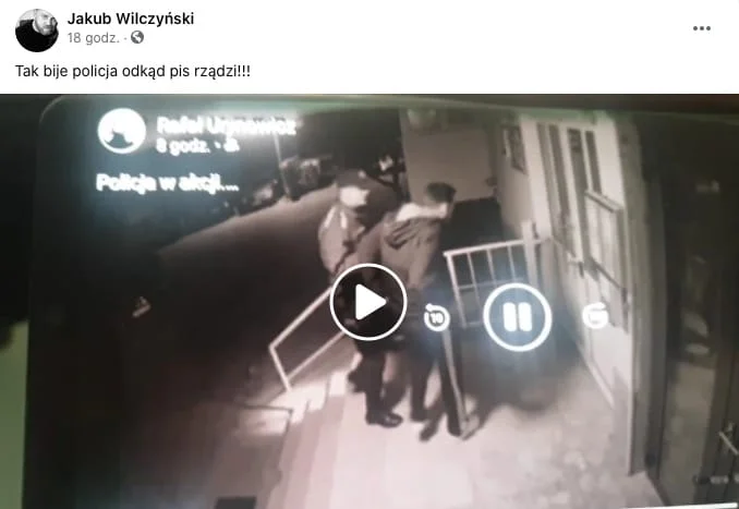 Polska policja bije