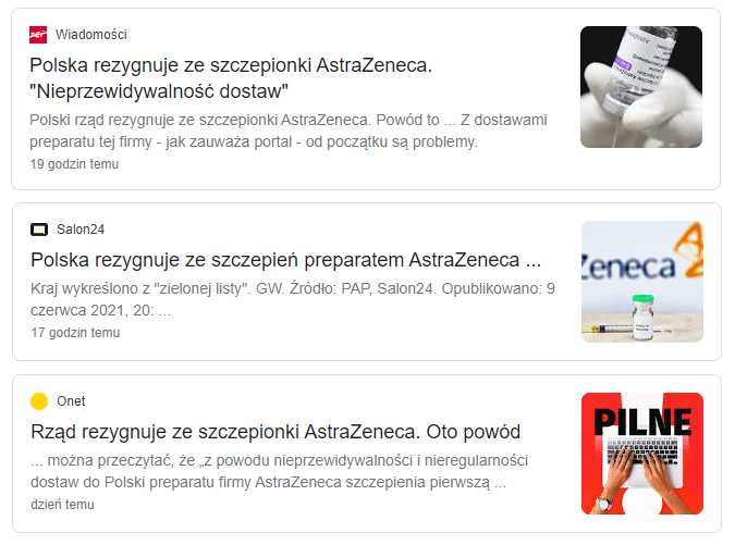 Polski rząd rezygnuje ze szczepionki AstraZeneca.