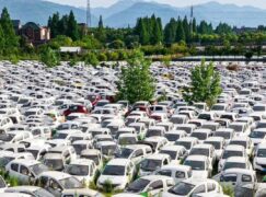 Porzucone samochody elektryczne we Francji? Nie, to Chiny