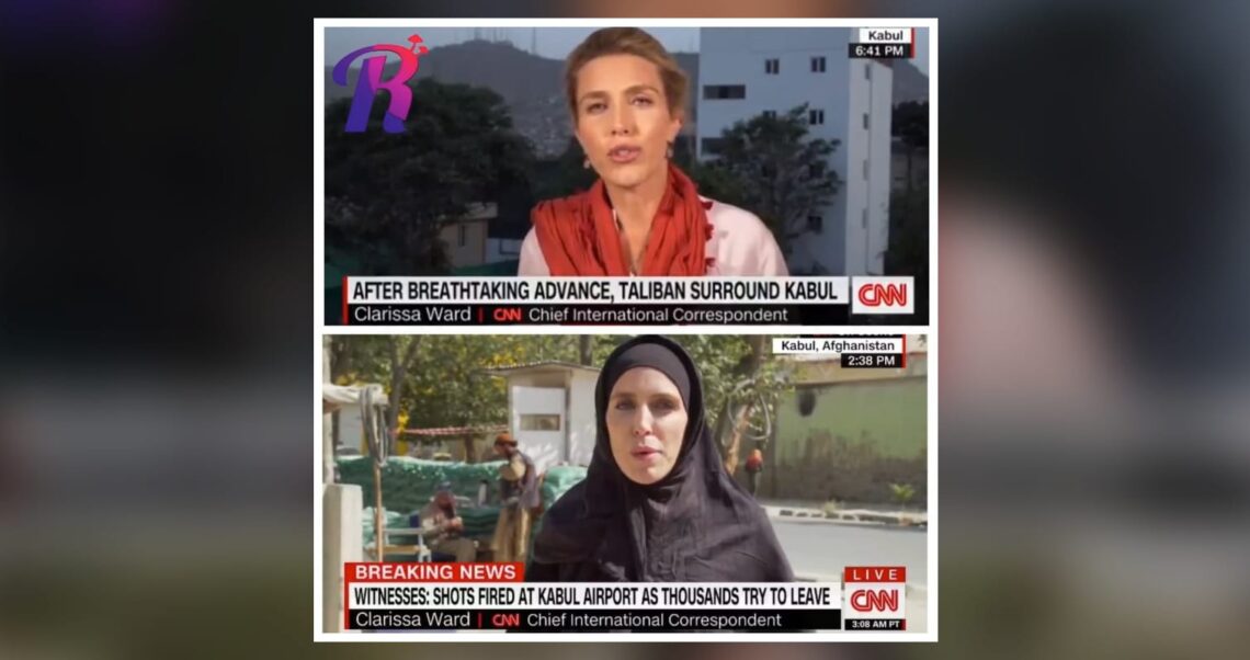 Dziennikarka CNN zmuszona do zmiany stroju po zdobyciu Kabulu przez Talibów? Analiza