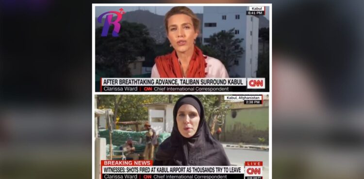 Dziennikarka CNN zmuszona do zmiany stroju po zdobyciu Kabulu przez Talibów? Analiza