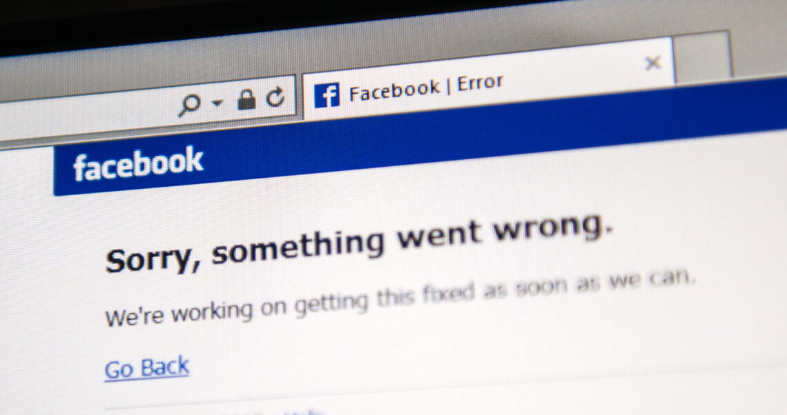 Przyczyną awarii Facebooka była kradzież danych użytkowników? Nieprawda