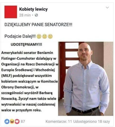 Kobiety Lewicy i amerykański senator