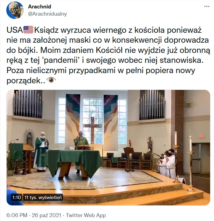 Bójka w kościele