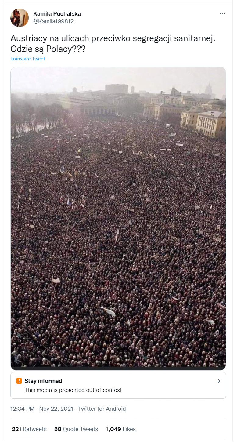 Protesty w Moskwie w 1991