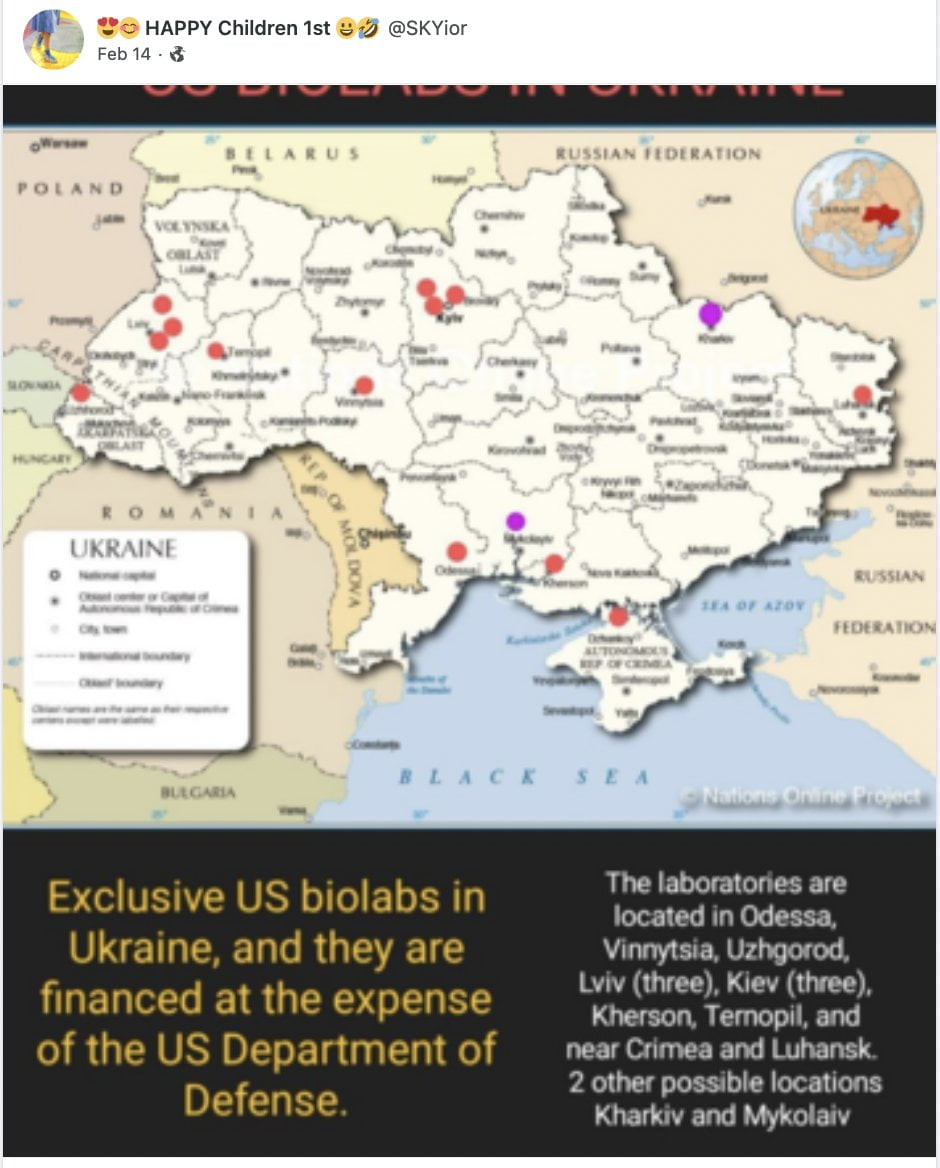 SKYior about biolabs in Ukraine