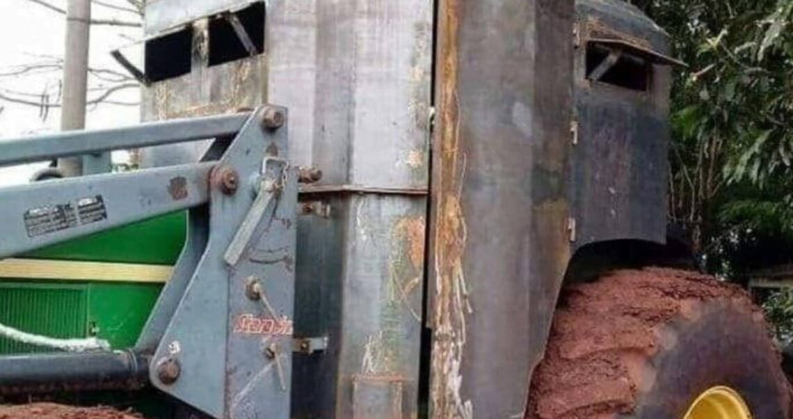 Zdjęcie przedstawia pancerny traktor w Holandii i Ukrainie? To nieprawda