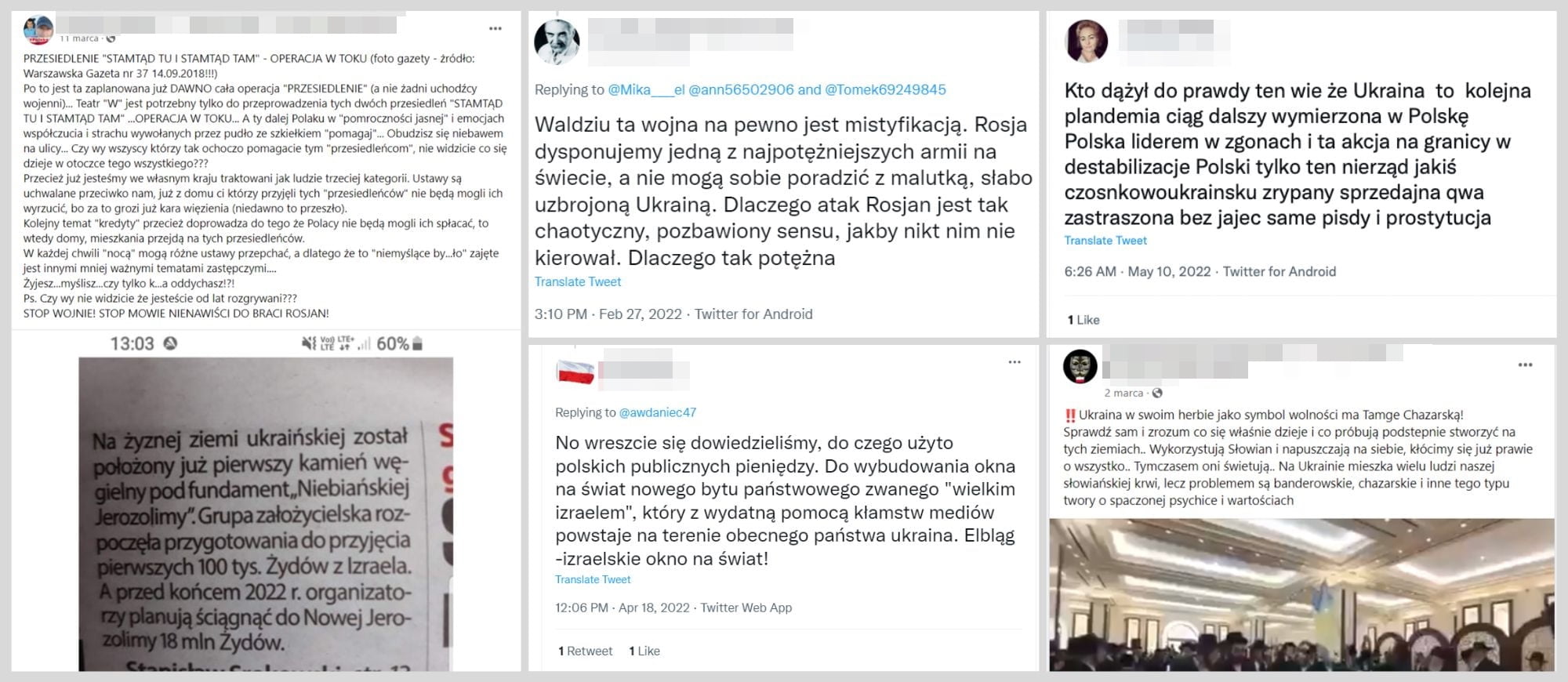 Ruch antyszczepionkowy, a propaganda prorosyjska w mediach społecznościowych. Raport