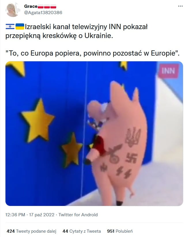 Polski troll o animacji / Izraelska telewizja INN