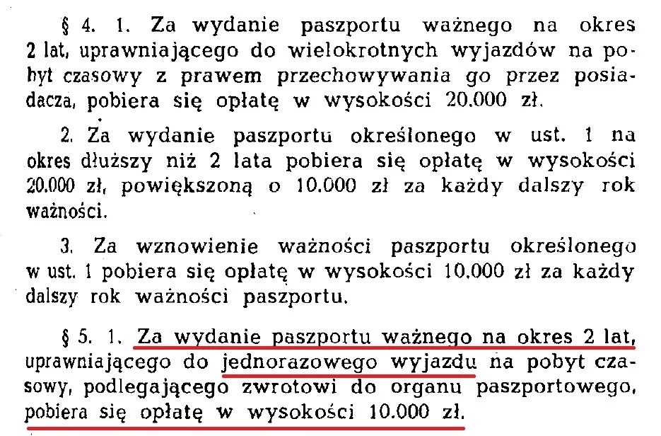 Rozporządzenie o wnioskach paszportowych