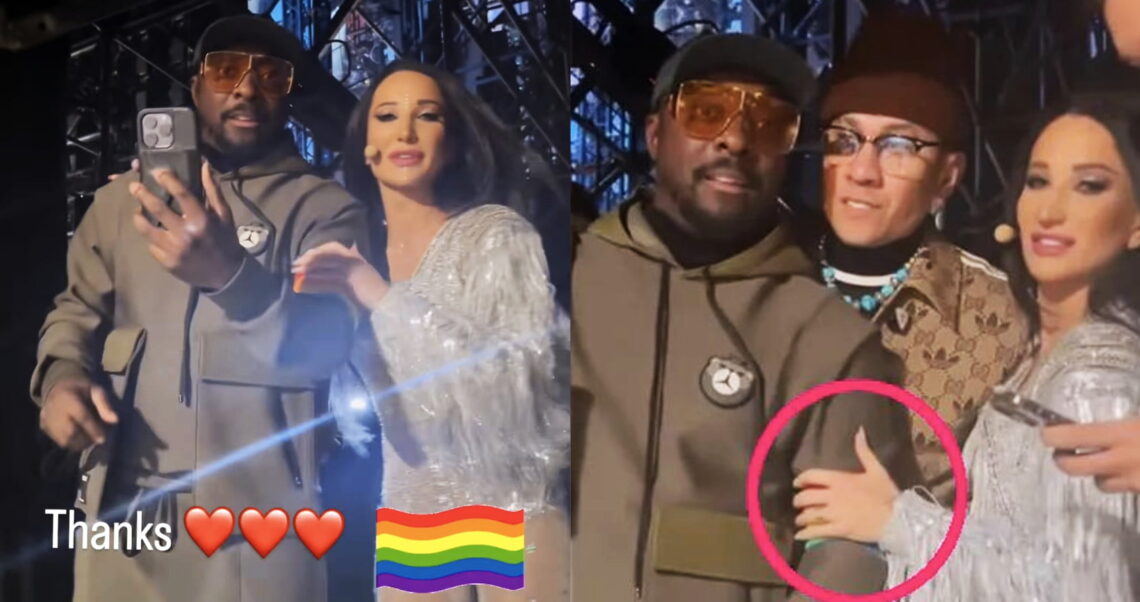 Justyna Steczkowska nie zakrywała celowo opaski LGBT+ wokalisty Black Eyed Peas