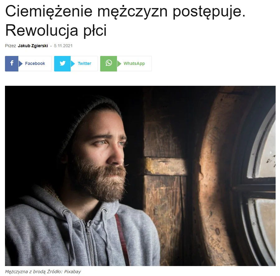 ciemiężenie mężczyzn