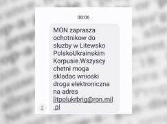 SMS-y od Litewsko-Polsko-Ukraińskiego Korpusu są fałszywe