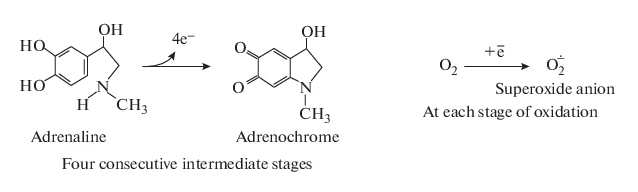 utlenianie adrenaliny do adrenochromu