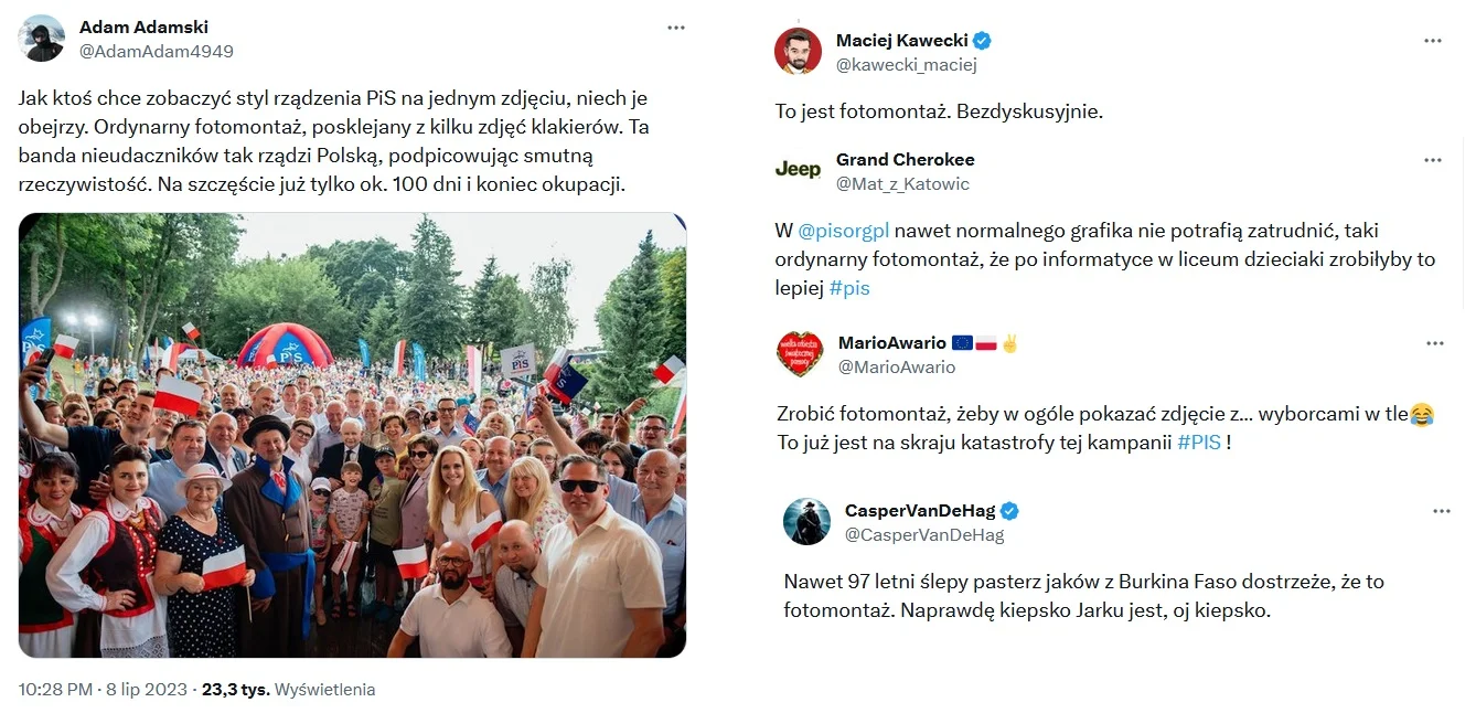 Fotomontaż w Pułtusku