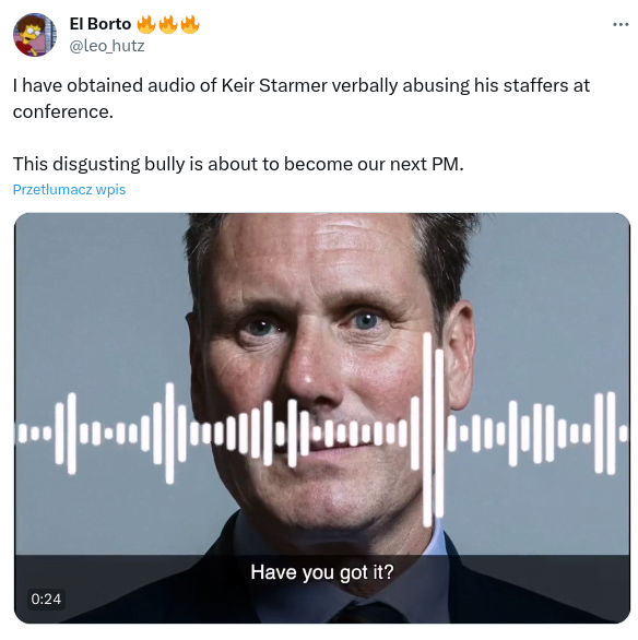 Fake Keir Starmer audio