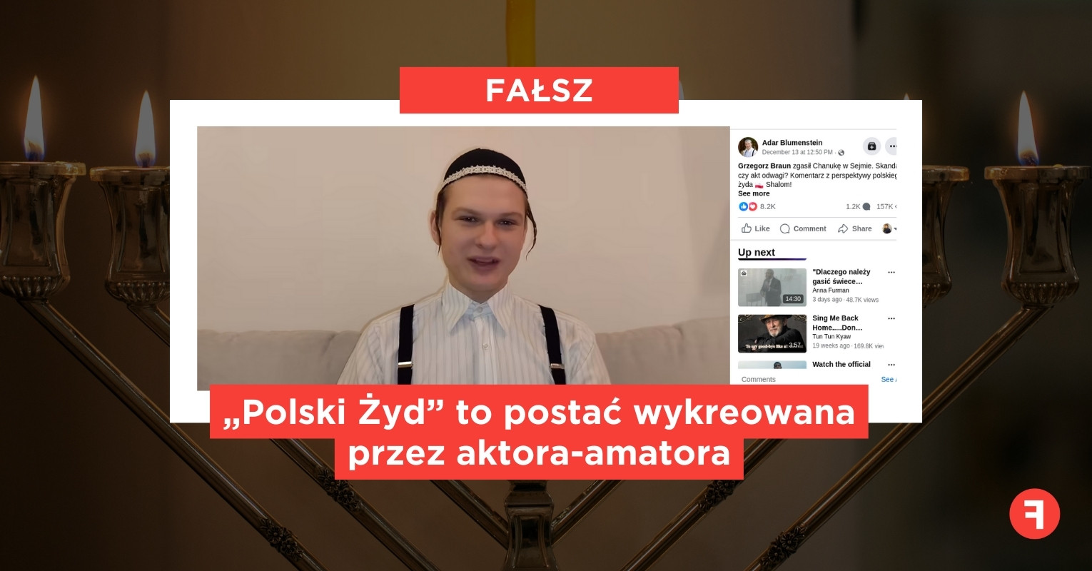 „Polski Żyd” to postać wykreowana przez aktora-amatora - Fakenews.pl