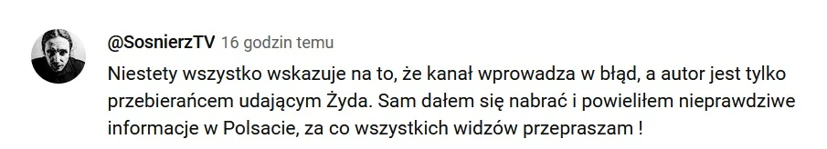 Dobromir Sośnierz o Polskim Żydzie