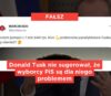 Donald Tusk nie sugerował, że wyborcy PiS są dla niego problemem