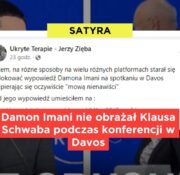 Damon Imani nie obrażał Klausa Schwaba podczas konferencji w Davos