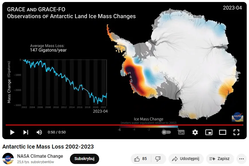 Lodu na Antarktydzie w rzeczywistości ubywa. Przyglądamy się internetowemu łańcuszkowi