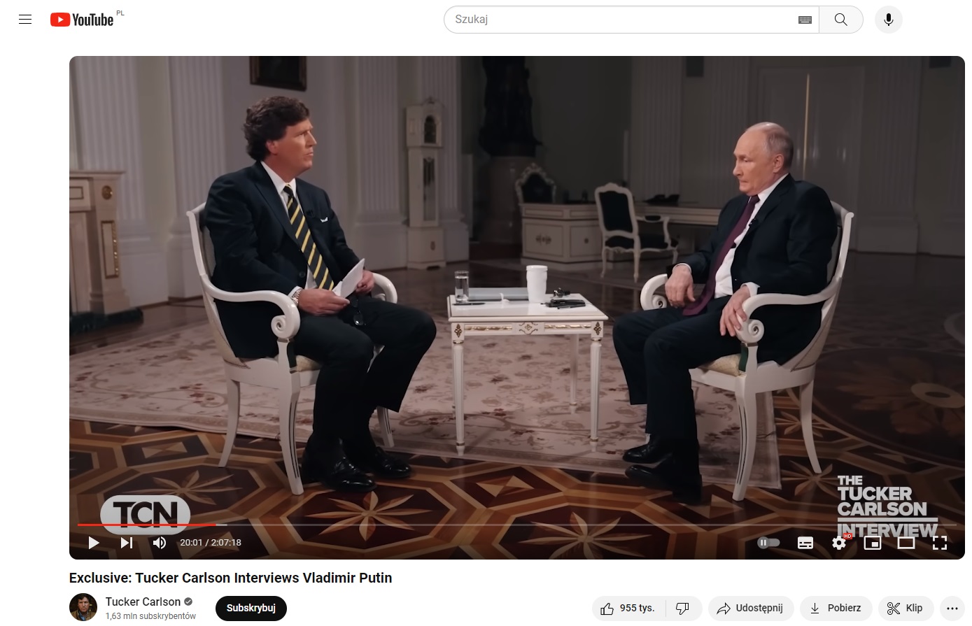Wywiad Tucker Carlson - Putin to w rzeczywistości monolog prezydenta Federacji Rosyjskiej pełen historycznych przekłamań