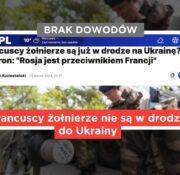Francuscy żołnierze nie są w drodze do Ukrainy