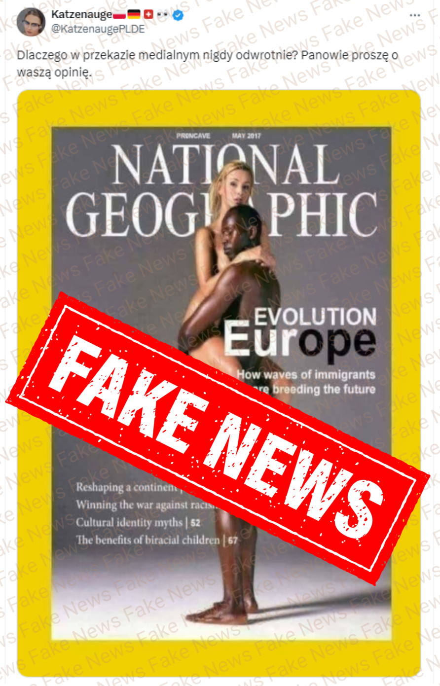 okładka National Geographic 2017 FAKE NEWS